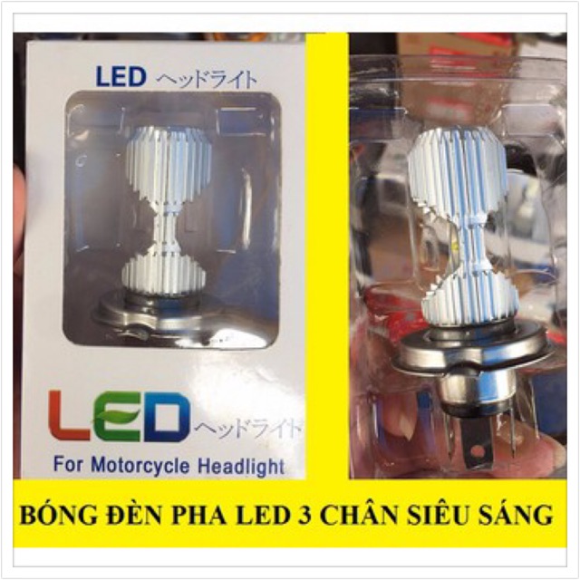 Bóng đèn pha LED chân h4 siêu sáng