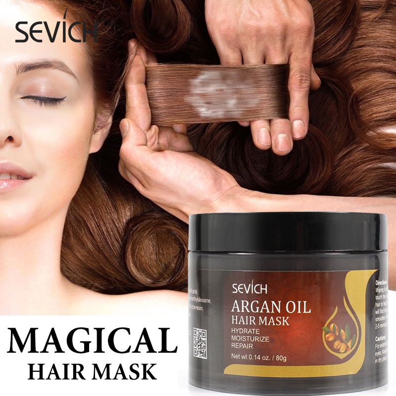 Mặt nạ tóc SEVICH 80g chăm sóc phục hồi tóc hư tổn