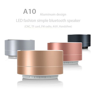 Loa bluetooth a10 thiết kế vỏ nhôm siêu đẹp âm thanh hay