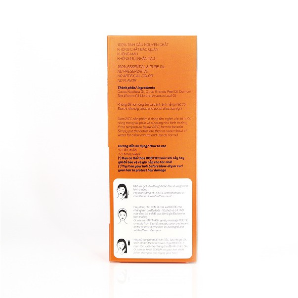 DẦU DƯỠNG TÓC ROOTIE SENSE PLUS THIÊN NHIÊN PHỤC HỒI HƯ TỔN 50 ML | BigBuy360 - bigbuy360.vn