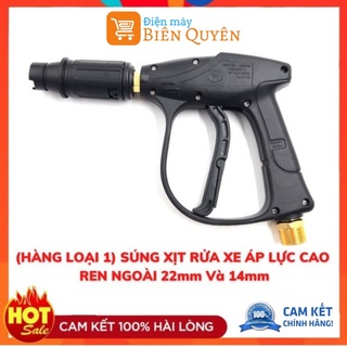 Súng rửa xe chân to cốt đồng ren 14mm ren 22mm
