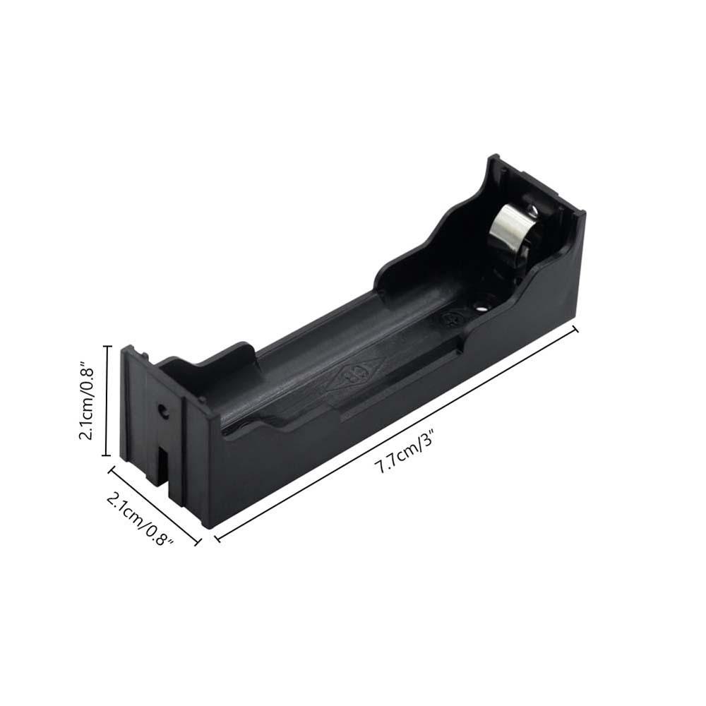 Hộp Đựng Pin Màu Đen BERNARDO 1 2 3 4 Ngăn Chất Lượng Cao Dùng Pin 18650 Giá Đỡ
