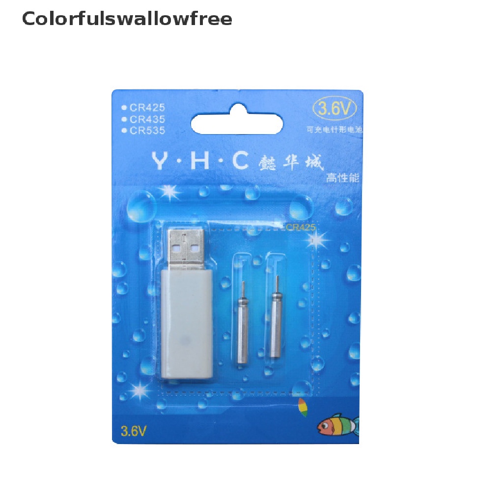 Thiết Bị Sạc Pin Cr425 Usb Nhiều Màu Sắc Cho Phao Câu Cá Ban Đêm