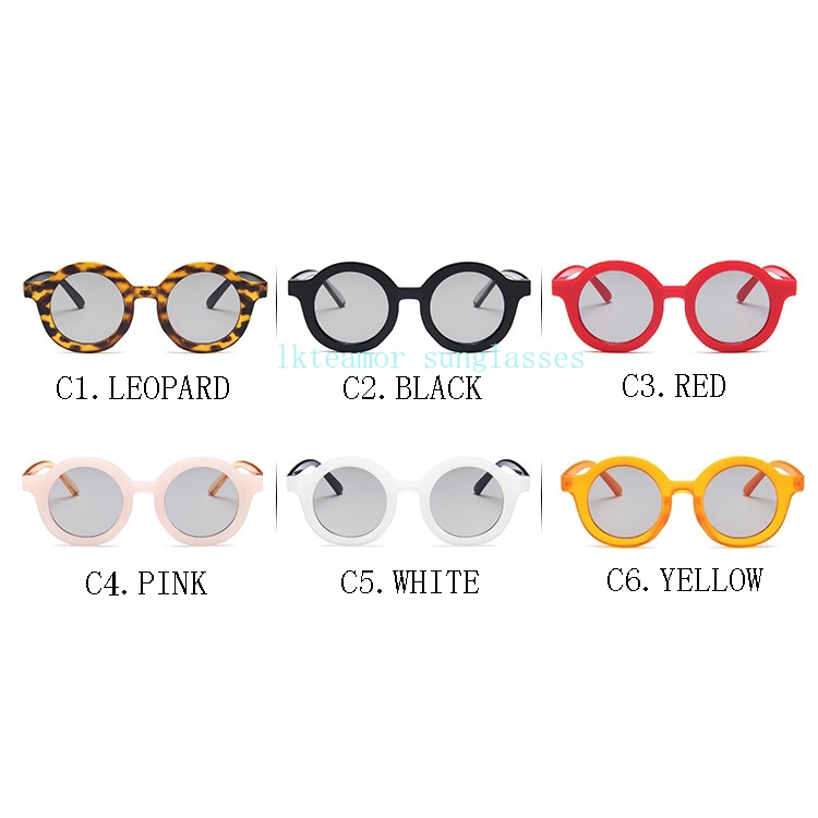 Kính Mát Tròn Chống Tia Uv400 Cho Bé