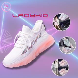 Giày nữ ,giày thể thao nữ thời trang vải dệt thoáng khí ladykid 68762