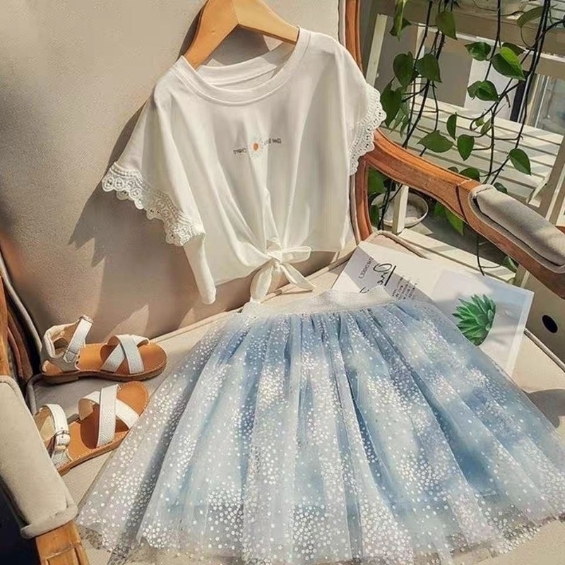 Chân Váy Dài Thiết Kế Mới Thời Trang Mùa Xuân Hè Dành Cho Bé Gái