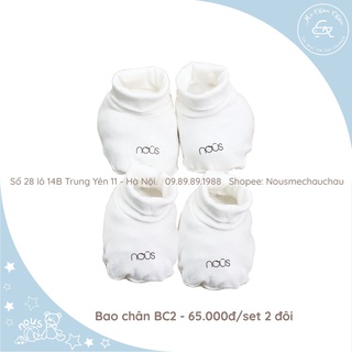 Bao Chân Petit Trắng Nous - Set 2 Đôi