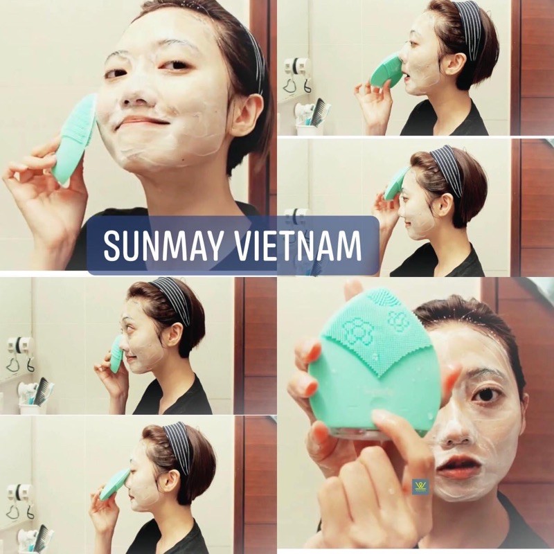 [BH 1 ĐỔI 1] Máy rửa mặt Sunmay Luxury - 06 màu | Thế Giới Skin Care
