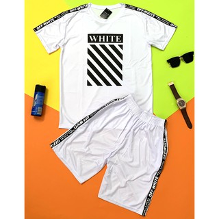 Áo thun_bộ hè thời trang nam off white trắng