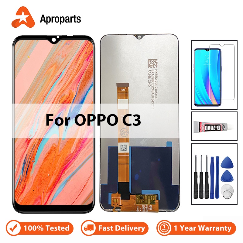 Màn Hình LCD Cảm Ứng Thay Thế Cho OPPO Realme C3 RMX2027 RMX2021 RMX2020 Realme C3