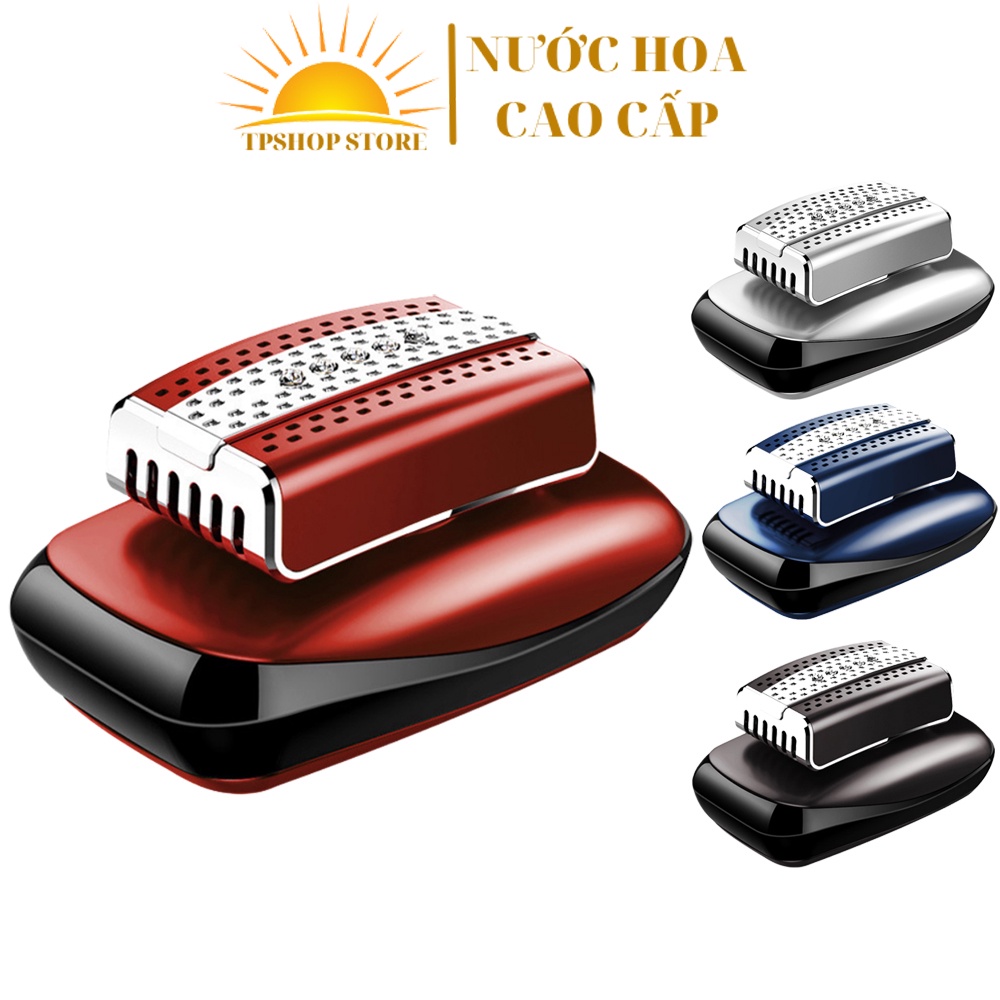 Nước hoa ô tô ĐÍNH ĐÁ tinh dầu xe hơi cao cấp đặt taplo ô tô khử mùi chống say xe hoàn toàn từ thiên nhiên