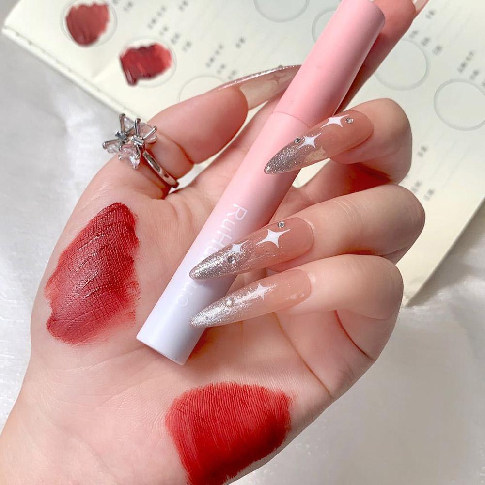 [Hàng mới về] Set 5 son kem nhung lì trang điểm mềm môi chống dính H5T5