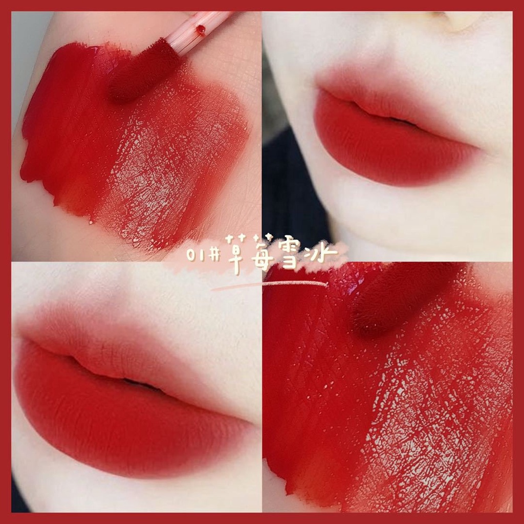 Bộ 5 Son Kem Màu Nhung Lì Lâu Trôi Không Thấm Nước VONGEE