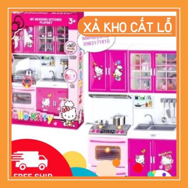 Bộ nhà bếp Hello Kitty có đèn, nhạc