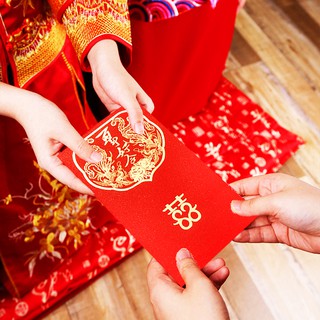 Phong bao lì xì cưới Long Phụng 2025