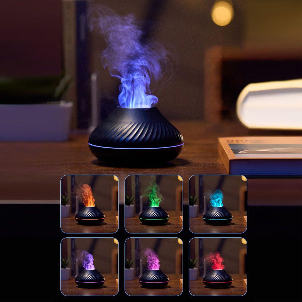 SUENIN Máy Khuếch Tán Tinh Dầu Thơm Mô Phỏng Ngọn Lửa Cổng USB Dùng Làm Quà Tặng Văn Phòng