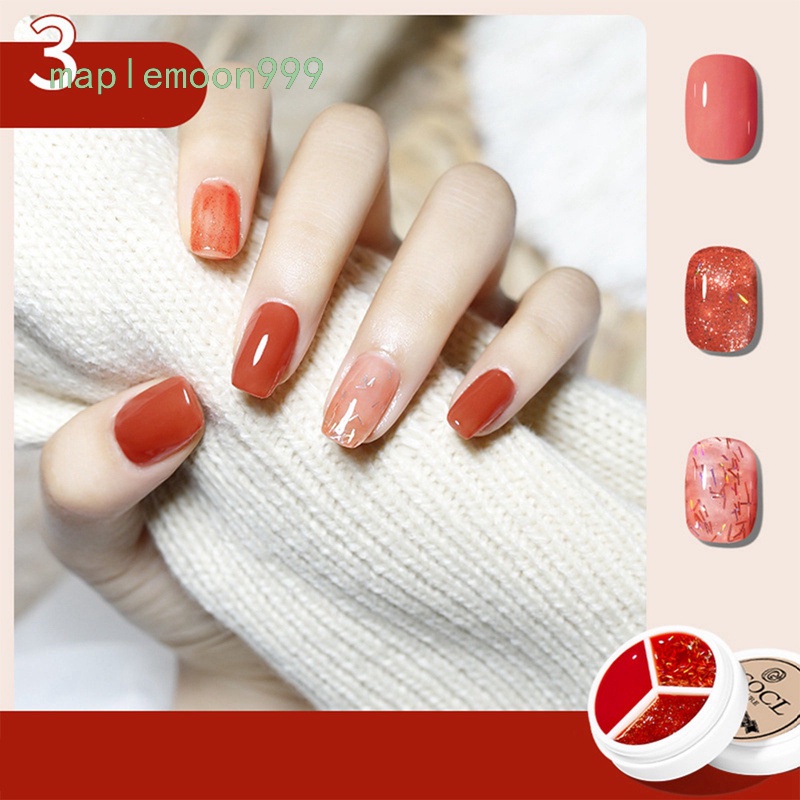 [Hàng mới về] Gel sơn móng 3 màu lựa chọn lâu trôi