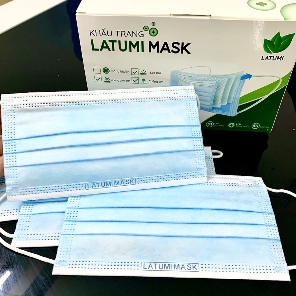Khẩu Trang Y Tế ⚜️LATUMI⚜️ Khẩu Trang Dày Dặn Kháng Khuẩn Và Ngăn Ngừa Bụi Hiệu Quả | BigBuy360 - bigbuy360.vn
