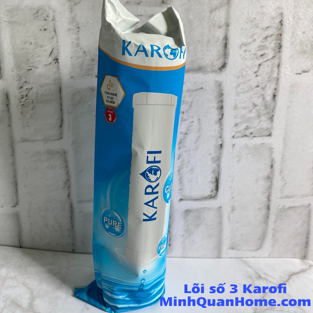 Bộ 3 lõi lọc Karofi 123 Duomax - Lõi lọc số 1,2,3 Karofi ❤️Chính Hãng❤️|MINHQUANHOME|
