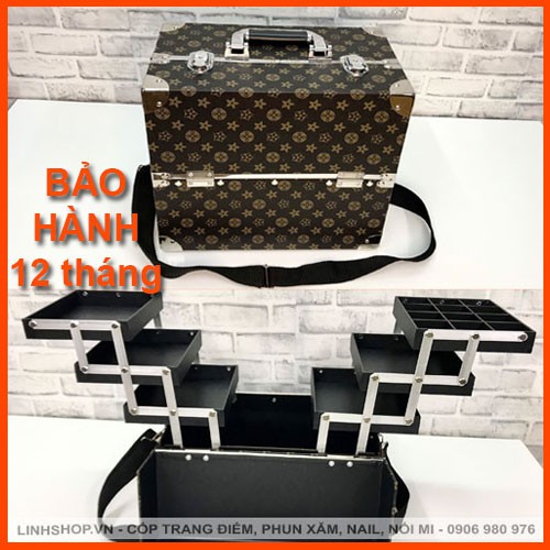 ✅ [Size 35x20x30] 𝑪𝑶̂́𝑷 𝑻𝑹𝑨𝑵𝑮 Đ𝑰𝑬̂̉𝑴 3 tầng lớn LS35 Lamdep24g đựng nhiều đồ trang điểm, phụ kiện cưới