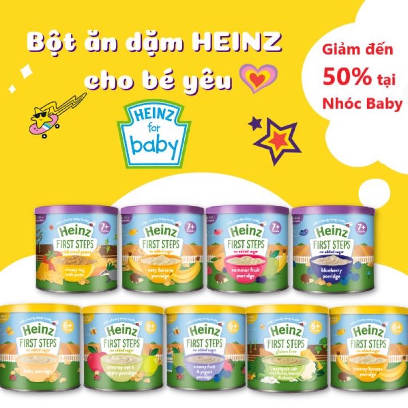 [HÀNG AIR] Bột ăn dặm Heinz Anh cho bé 6m+ 200g-240g