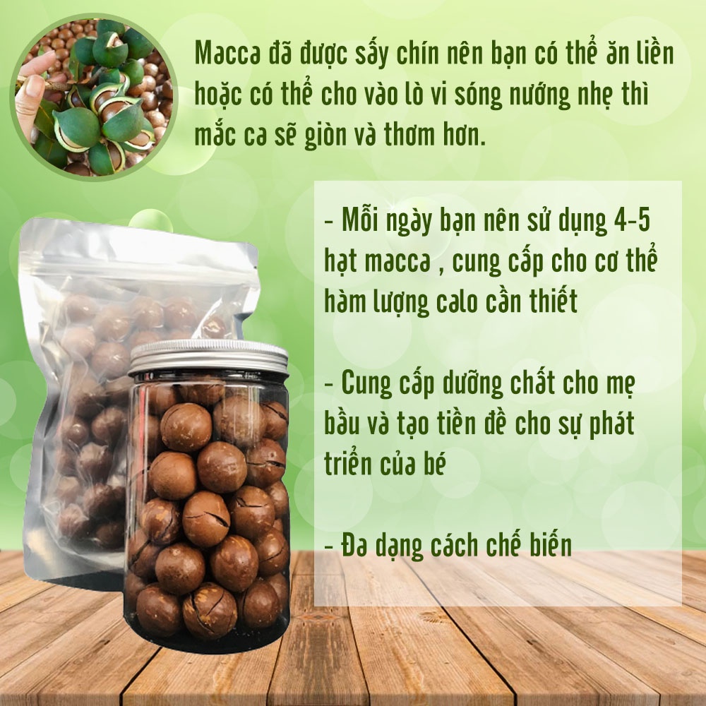 Hạt macca nứt vỏ  500g UQ07 macca nhân chắc mẩy dinh dưỡng, đảm bảo chất lượng, không chất bảo quản - U QUEEN