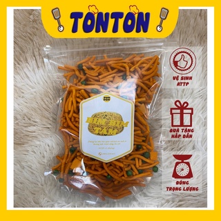Bim bim que đậu hà lan, bim bim tăm thái lan 150g đóng túi zip | TonTon đồ ăn vặt Hà Nội