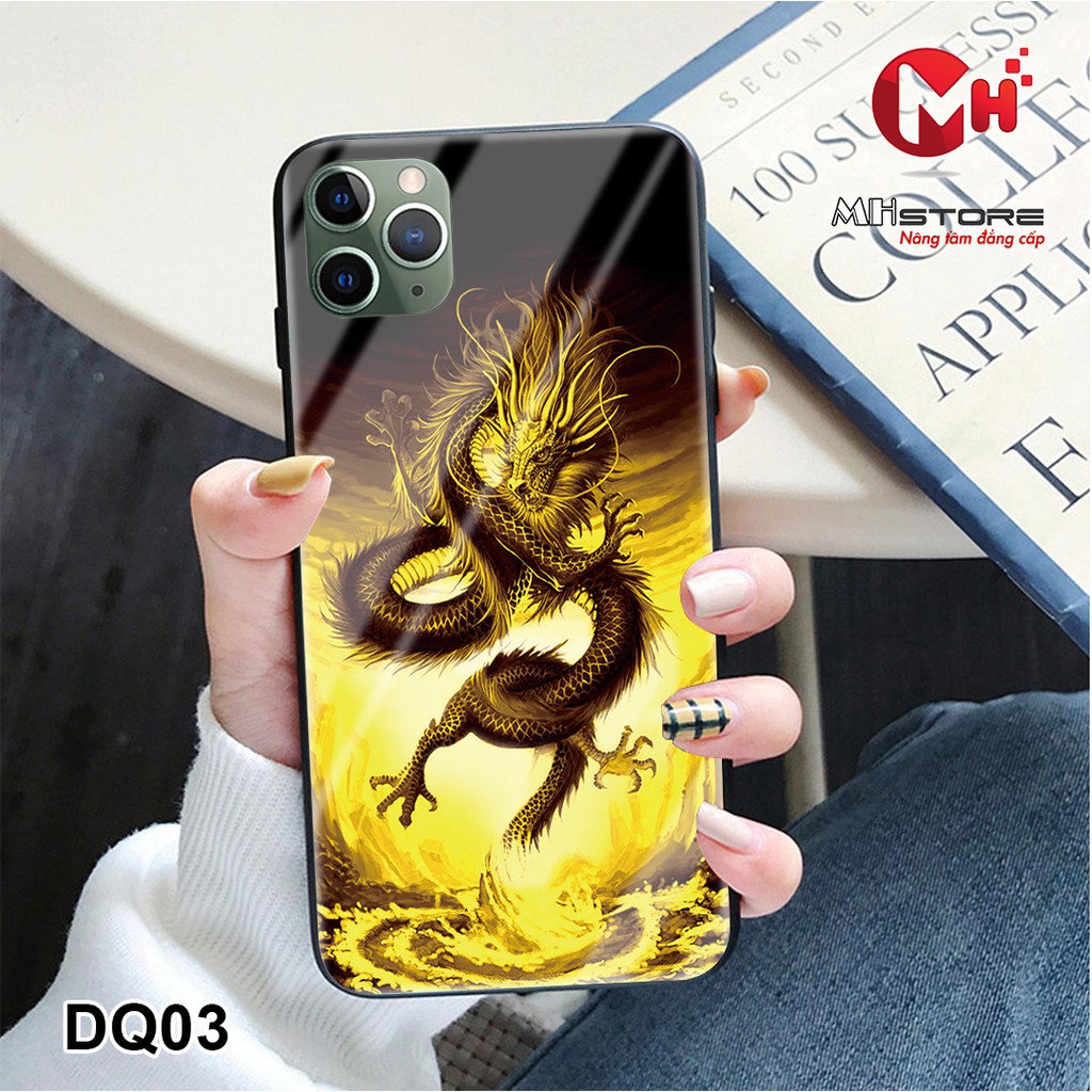 Ốp lưng kính dạ quang Hình rồng dành cho  Iphone - DQ03 | BigBuy360 - bigbuy360.vn