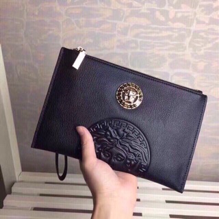 Ví Cầm Tay Versace Chất Da Siêu Mịn