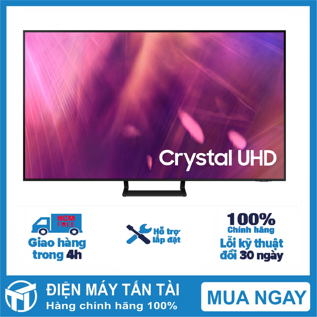 Smart Tivi Samsung UA65AU9000 4K 65 Inch 2021. giao diện Tizen OS, Remote thông minh, giao hàng miễn phí HCM
