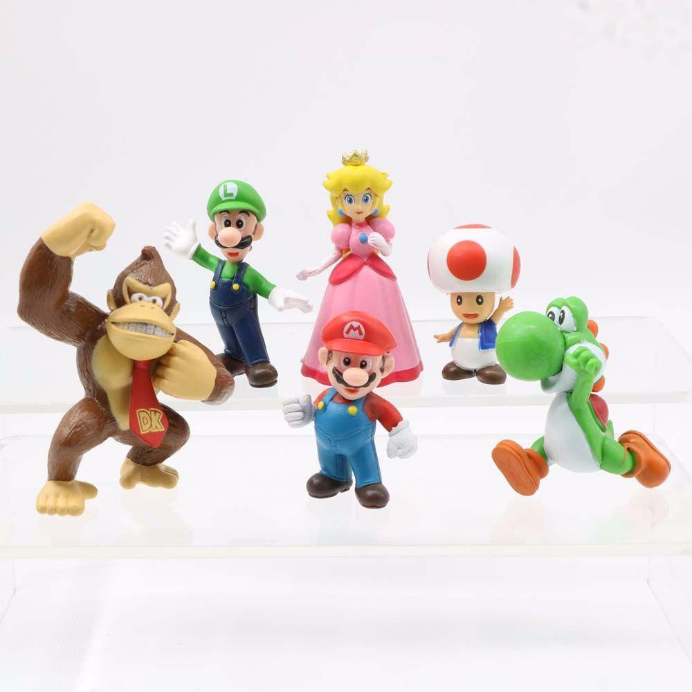 Mô Hình Nhân Vật Mario Bros Hoạt Hình Dùng Trang Trí Bàn