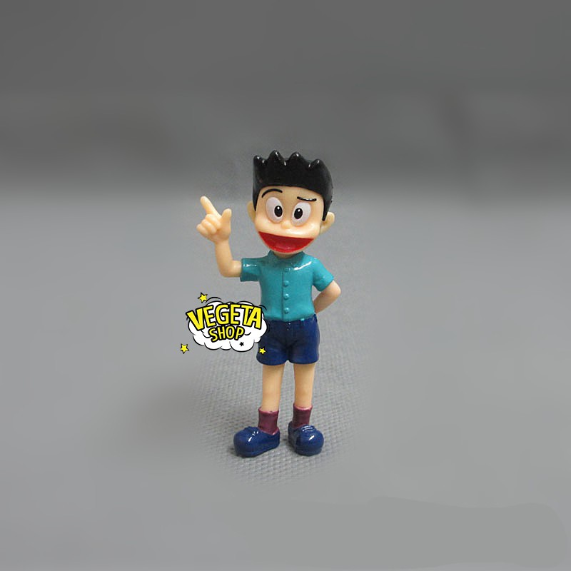 Mô hình Doraemon - Trọn bộ 5 Mô hình: Nobita Jaian Suneo Shizuka Doraemon - Nobita Chaien Xeko Xuka Doremon - Cao 5~7cm