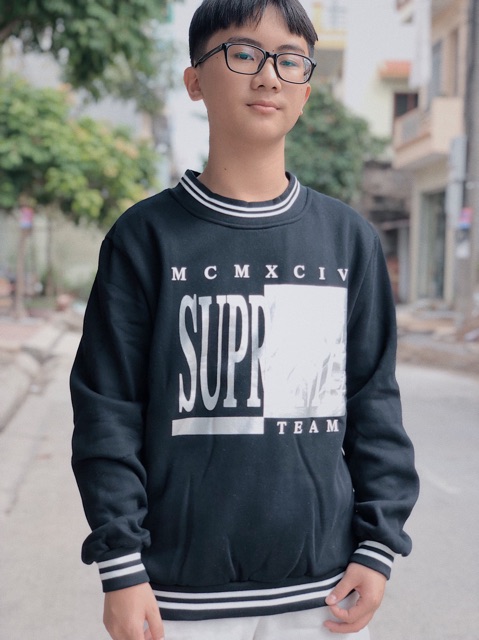 Áo nỉ bông Supreme Team