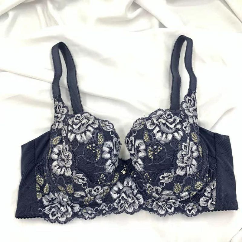 Áo lót ren mút mỏng có gọng ren thêu hoa 3D