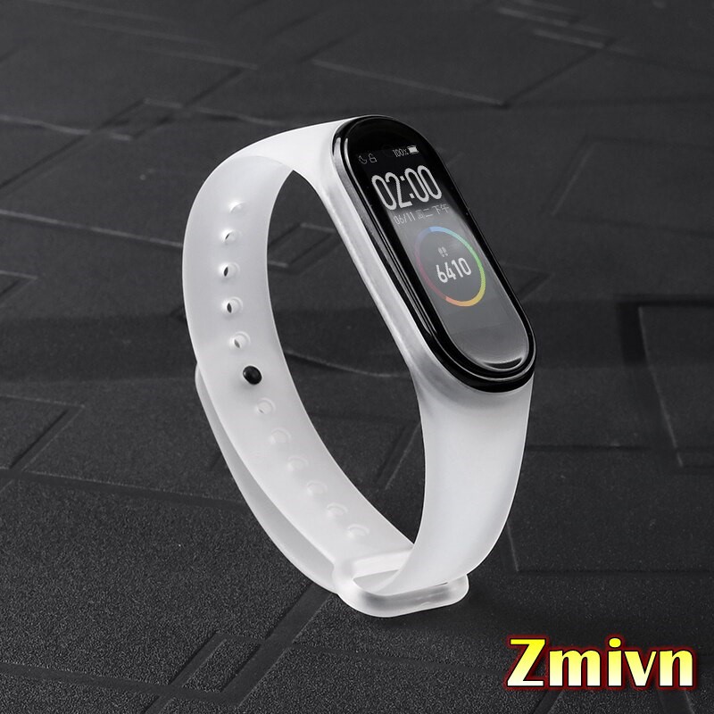 Dây đeo thay rthế Xiaomi Miband 3 , Xiaomi miband 4 trong có màu