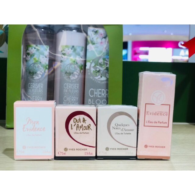 Nước hoa eau de farfum mini( giá 1 chai) mini 5ml Mon rouge yves rocher | Thế Giới Skin Care