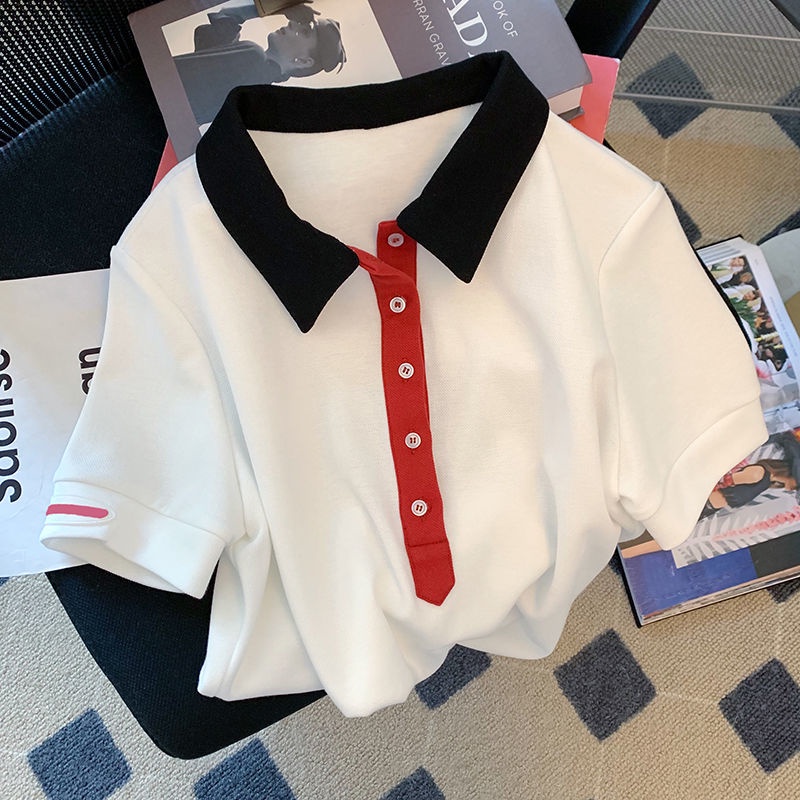 Áo polo Ngắn Tay Thời Trang Năng Động Cho Nữ