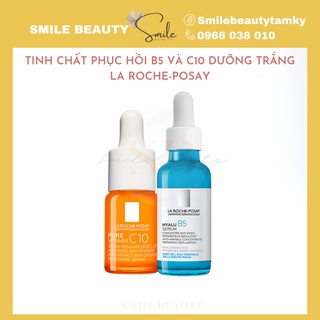 Serum cấp nước siêu phục hồi La roche posay Hyalu B5 và dưỡng trắng và chống lão hóa C10