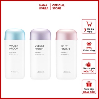 KEM CHỐNG NẮNG /MISSHA /Kem Chống Nắng Missha All Around Safe Block Waterproof Sun Milk SPF50+ PA++++