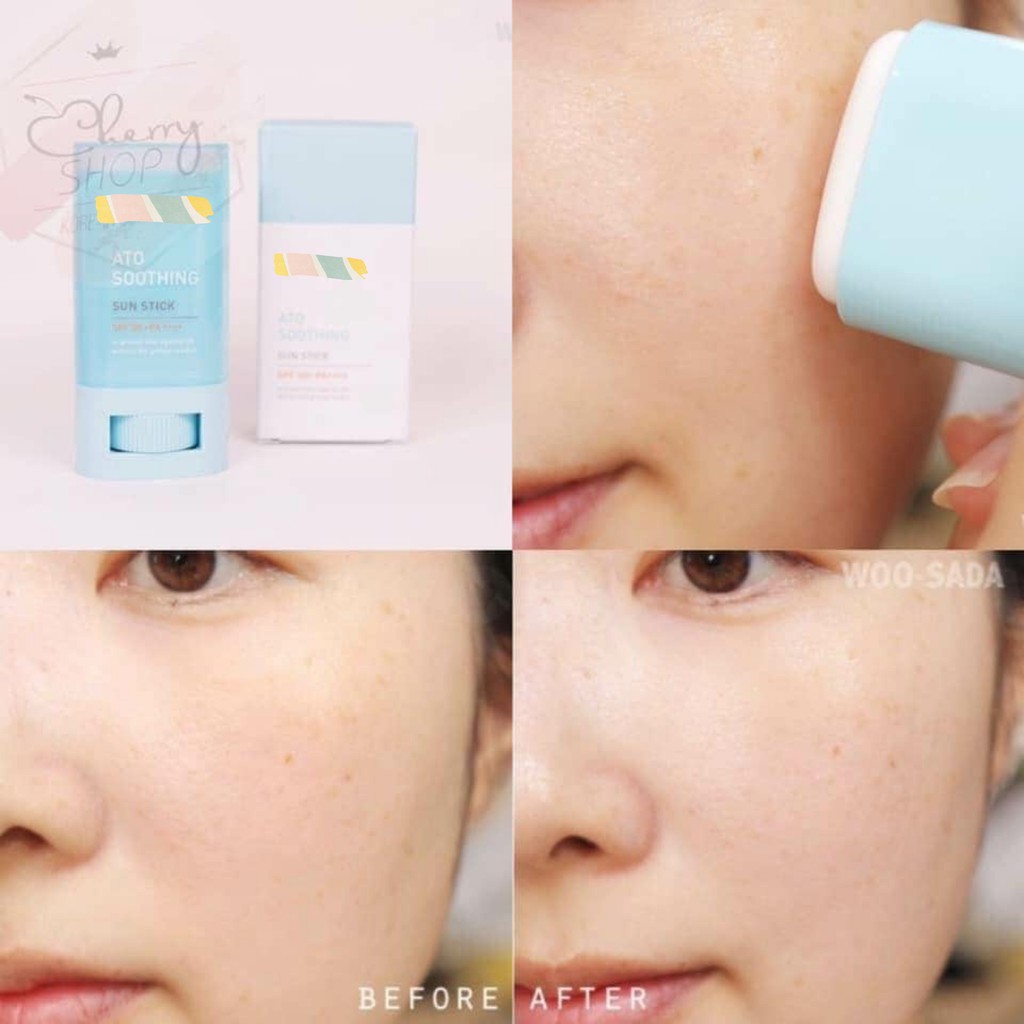 Kem chống nắng Ato Soothing Sun Stick SPF50+ PA++++