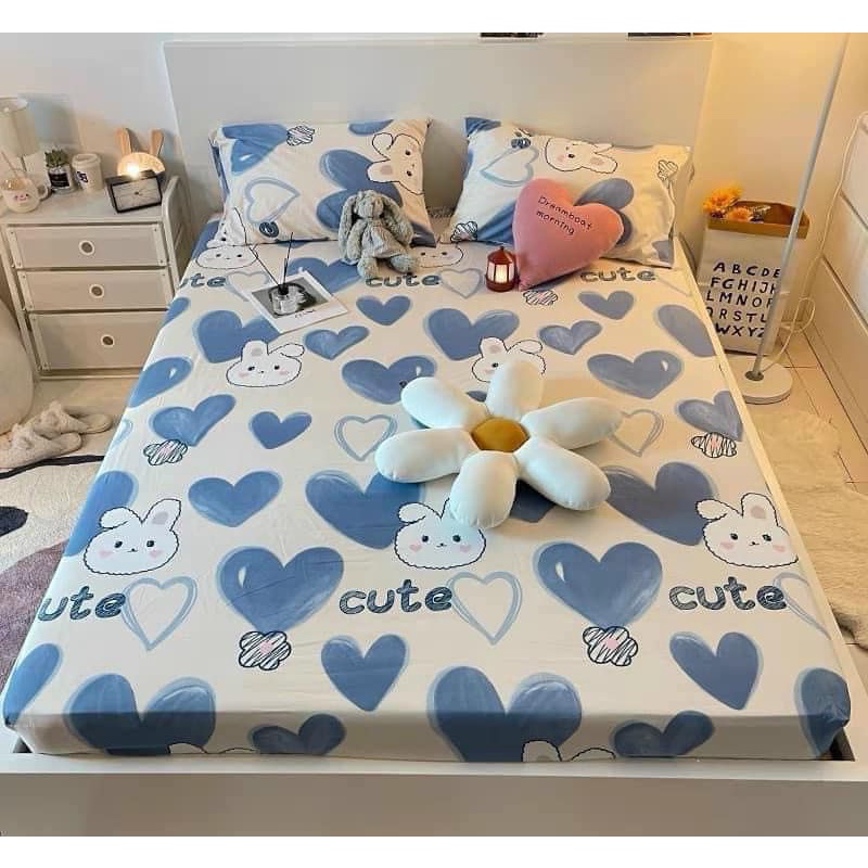 Bộ ga gối poly cotton nhiều mẫu ngộ nghĩnh lựa chọn mới nhất năm đầy đủ kích thước mẫu đủ màu sắc