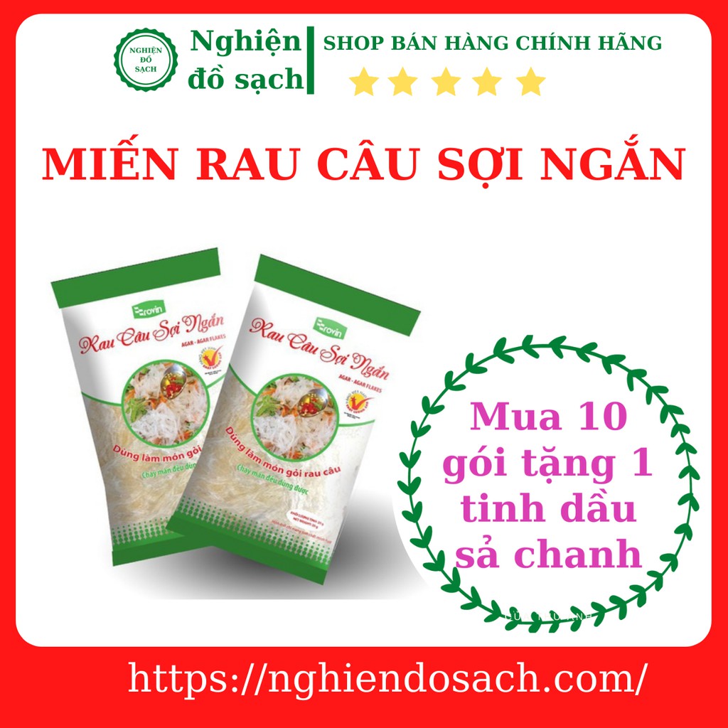 Miến rau câu sợi ngắn Hoàng Yến