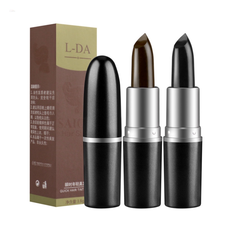 Thỏi Kem Nhuộm Tóc Tạm Thời Một Lần Che Phủ Tóc Bạc 3.8g