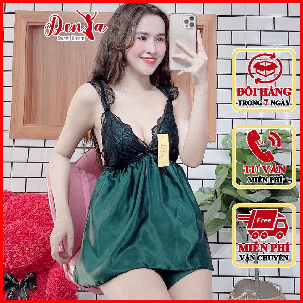 [Có Size 80Kg] Đồ Ngủ Sexy Bigsize Không Mút 2 Dây Phối Ren, Mịn Mịn, Quyến Rủ, Dn2