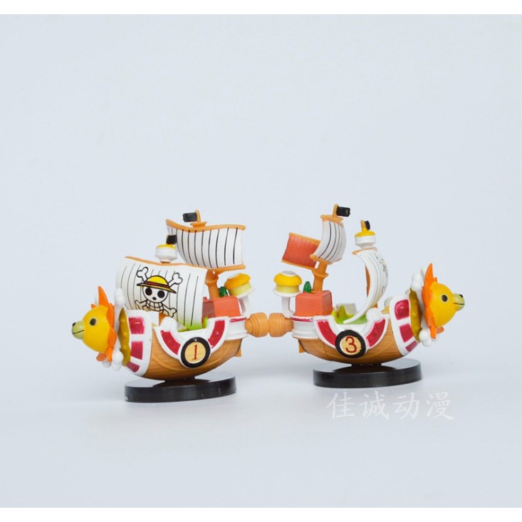 Mini mô hình thuyền Thousand Sunny và Going Merry trong One Piece