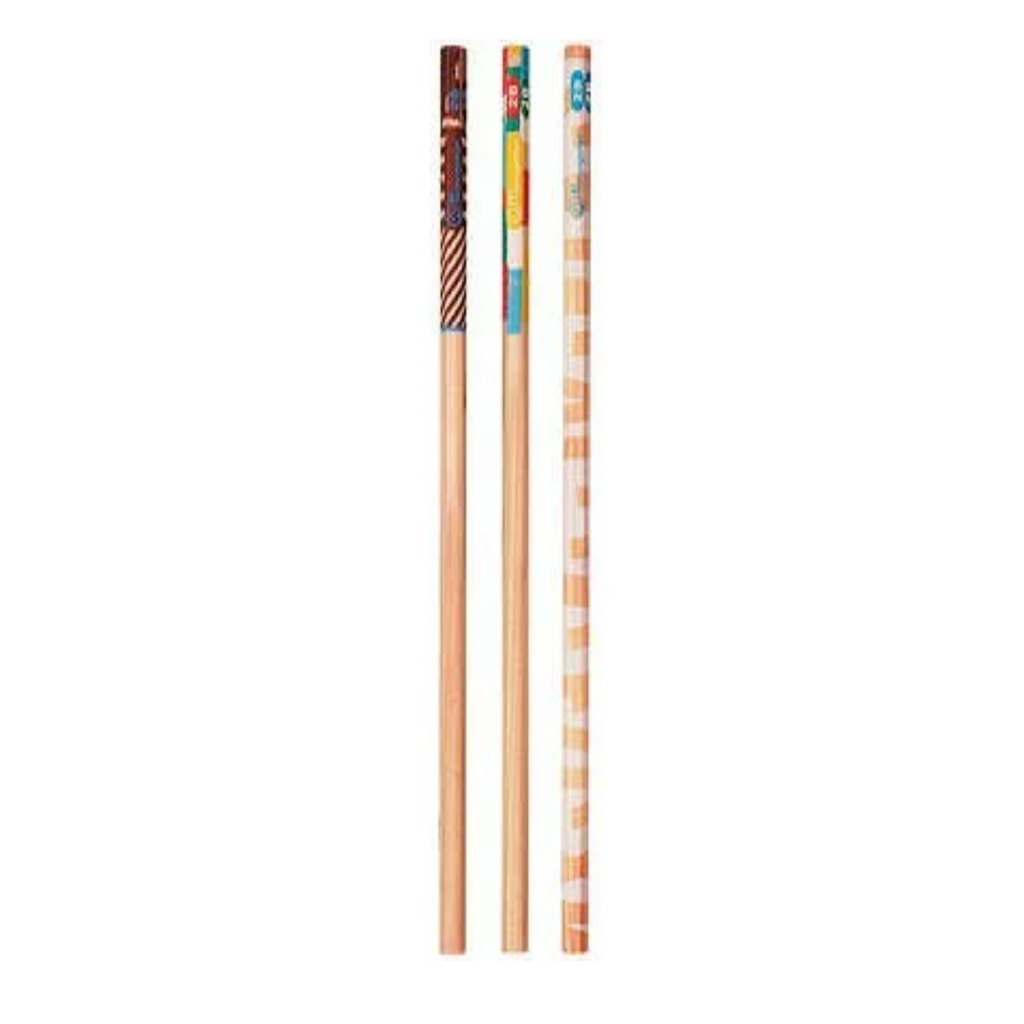 Cá Chép - Bộ 3 Bút Chì Gỗ Tombow Kimonogatari - 2B ACD-354A