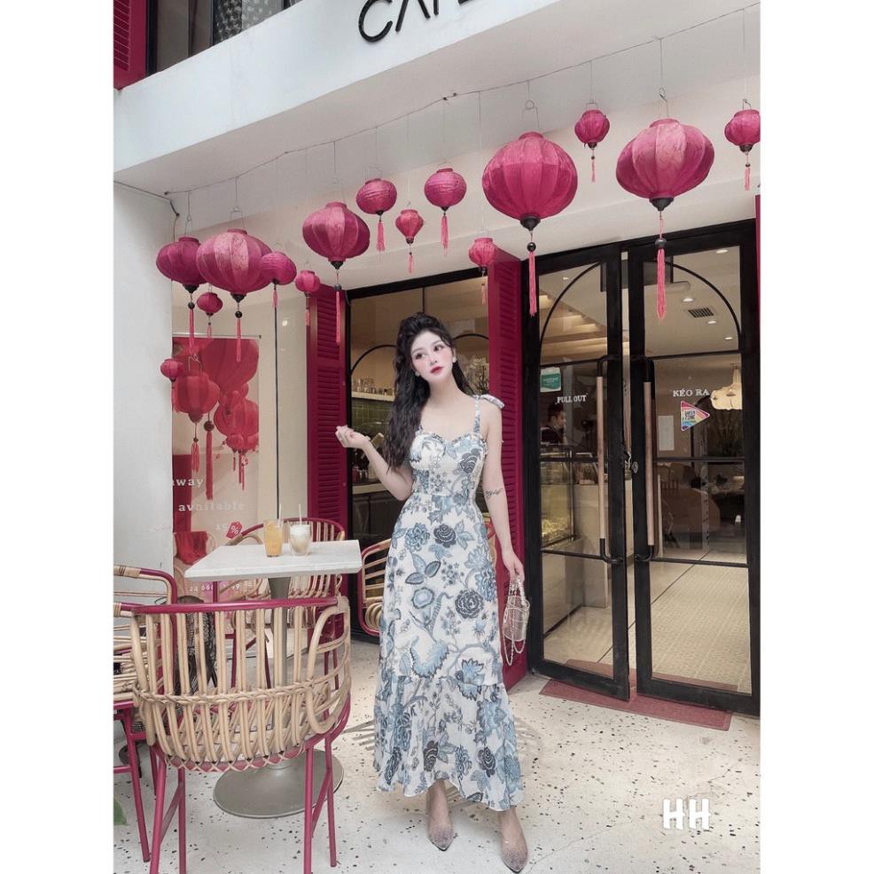 đầm Nữ Váy Maxi Hoa Siêu Đẹp Thời Trang Ulzzang Trẻ Trung Năng Động | BigBuy360 - bigbuy360.vn