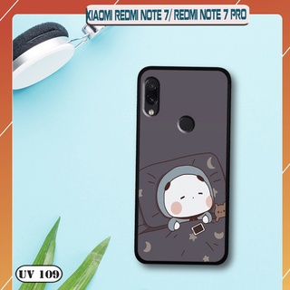 Ốp lưng điện thoại Xiaomi Redmi Note 7/ 7 Pro  - lưng nhám viền dẻo
