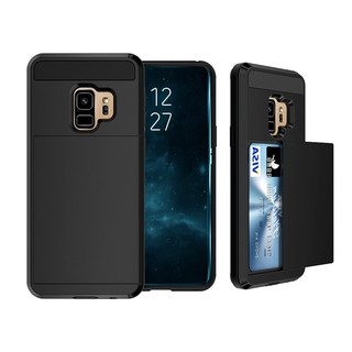 Ốp điện thoại cứng có ngăn đựng thẻ tiện dụng cho điện thoại Samsung S9/S9 Plus
