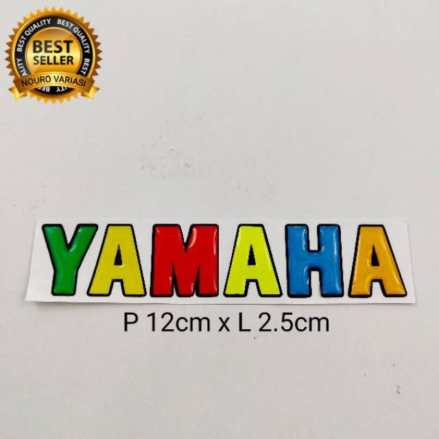Sticker Cao Su Dập Nổi 3d Trang Trí Xe Yamaha Thái Lan